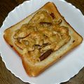 なおころピッコロ's cooksnap of when they made 絶品！酒かすの椎茸と白葱トースト.