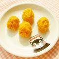 あやちん０８１６'s cooksnap of when they made 手づかみ離乳食☆ごまかぼちゃ団子.