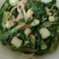kazukyua's cooksnap of when they made 春菊とかにかまわさびマヨ和え.