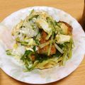 ＊実月＊'s cooksnap of when they made 節約レシピ【厚揚げとほうれん草の卵とじ】.