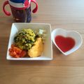 ♡りっくんママ♡'s cooksnap of when they made 離乳食　かぼちゃリゾットのオムレツ添え.