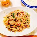 manaayu♡ママ's cooksnap of when they made 豚肉のみぞれパスタ.