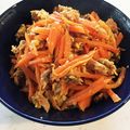 aya112227's cooksnap of when they made にんじんとツナのしりしり.