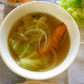 violets's cooksnap of when they made 超簡単「野菜とソーセージの和風スープ煮」.