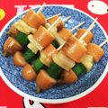 ヴュー☆'s cooksnap of when they made 山芋とオクラのウインナー炒め.