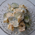 めけめけあろは's cooksnap of when they made 食感！残り物でちくわと胡瓜の茹で卵サラダ.