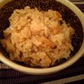 ぴこまる's cooksnap of when they made なめたけとシーチキンの炊き込みご飯.