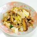 ジンベえちゃん's cooksnap of when they made 豚肉と豆腐の甘味噌炒め.