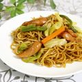 くまた305号's cooksnap of when they made スイチリマヨde焼きそば.