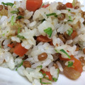 あーこーママ's cooksnap of when they made 離乳食完了期 余った煮物で納豆炒飯.