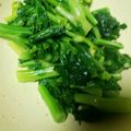 sayaglayer's cooksnap of when they made 菜の花の辛子和え.