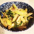 ♡Fuwari♡'s cooksnap of when they made 簡単☆セロリのきんぴら.