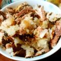 Natabon's cooksnap of when they made 焼いたサンマをまぜるだけ！簡単さんまご飯.