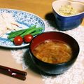 samemoon's cooksnap of when they made バター入り♪炒めねぎの味噌汁.