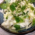 yummy?'s cooksnap of when they made 居酒屋の味☆豆苗とキャベツの塩麹サラダ.