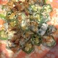 くらちこ's cooksnap of when they made 子どもも大好きオクラマヨ.