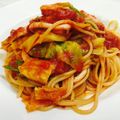 まきてぃ703's cooksnap of when they made イカとキャベツのトマトソースパスタ.