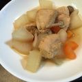 真祐華's cooksnap of when they made ☆鶏むね肉・大根・にんじんの煮物☆.