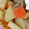 かき氷大好き's cooksnap of when they made 豚肉と大根の煮物.