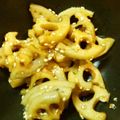 HALmam1234's cooksnap of when they made レンコンと人参の金平.