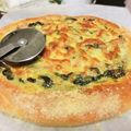 sunita's cooksnap of when they made ほうれん草とベーコン☆ピザ.