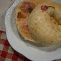 がっこいぶり's cooksnap of when they made とうふベーグル　桜.