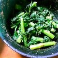 neeko's cooksnap of when they made 春菊のごまきな粉和え.