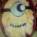 クックKRTJ8B☆'s cooksnap of when they made 簡単♪キャラ弁♪ミニオンオムライス♪.