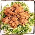 のんノエル's cooksnap of when they made レンジで簡単♪鶏もも肉のトウチジャン焼き.