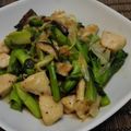 gongmei's cooksnap of when they made ☆菜の花と鶏肉の香味炒め☆.
