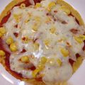 やよいろ's cooksnap of when they made 簡単朝食＊トルティーヤピザ＊.