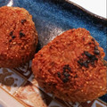 にゃん1234's cooksnap of when they made シソとゴマの風味焼きおにぎり.