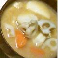 olive11's cooksnap of when they made おばあちゃん直伝♥具だくさん豚汁.