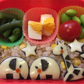 いないいないばぁ子's cooksnap of when they made 簡単キャラ弁！はんぺんのぞうさん.
