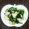 よしこっ's cooksnap of when they made ニラとむね肉のにんにく炒め.