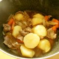芽実子's cooksnap of when they made ラム肉で☆こく旨♪肉じゃが.