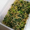 あちゃパンケーキ's cooksnap of when they made かぶの葉（大根の葉）とじゃこのふりかけ.
