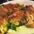 パンダの目は付睫毛's cooksnap of when they made ✿豆腐のニラ玉オムレツ♡キノコあんかけ✿.