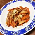 しろねこにょっき's cooksnap of when they made 簡単☆人参、ピーマン、玉ねぎの甘辛炒め.