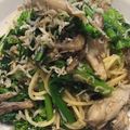 クックO8T3GB☆'s cooksnap of when they made 菜の花とシラスのパスタ.