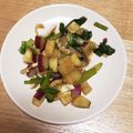 ポヴナ's cooksnap of when they made すぐできる！さつまいもと小松菜のウマ甘.