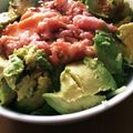 A♡gochan's cooksnap of when they made 簡単！カフェで食べたアボカドまぐろ丼ぶり.