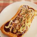 ＊chancoro＊'s cooksnap of when they made だらず朝ごはん♡簡単♡お好み焼トースト.