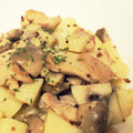 Korokan's cooksnap of when they made 鶏もも肉ときのこのマスタード焼き.