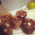 ももりんごもも's cooksnap of when they made バレンタインにチョコのせ★ココアマフィン.
