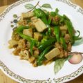 しのばぁたん's cooksnap of when they made ■糖質制限■牛肉ピーマン高野豆腐簡単炒め.