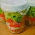 MapleTbear's cooksnap of when they made 棒々鶏風メイソンジャーサラダ.