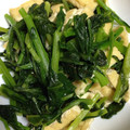 たぬとん's cooksnap of when they made 小松菜と油揚げの煮浸しver簡単.