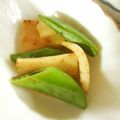 TYSK's cooksnap of when they made 竹の子とスナップエンドウのバター醤油炒め.