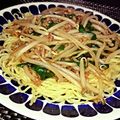 アスカチャチャ's cooksnap of when they made もやしとニラのシャキシャキ焼きそば.
